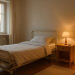 Chambre équipée d'un lit médicalisé à domicile