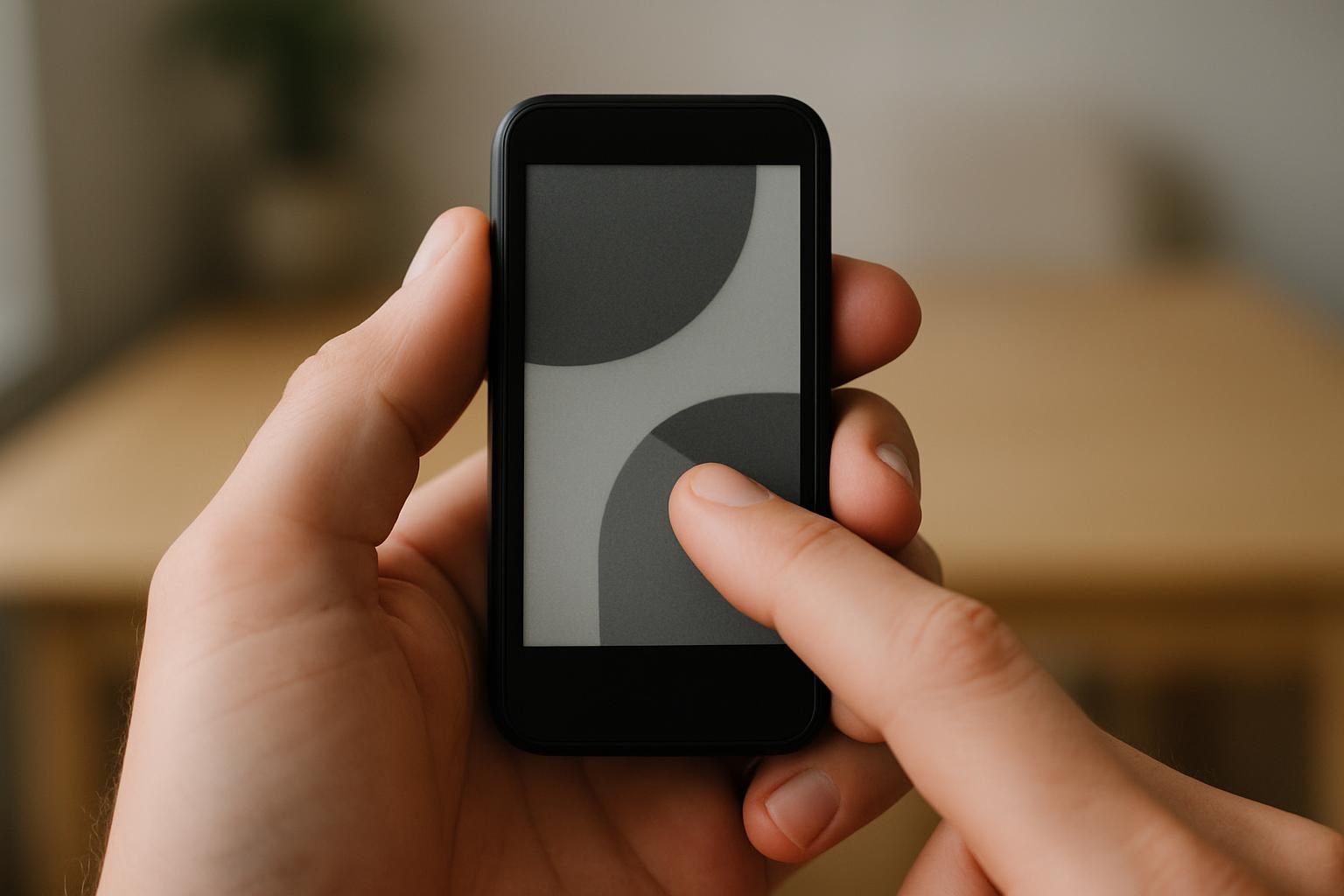 Téléphone à clapet avec écran tactile et touches physiques à côté d'un téléphone minimaliste, illustrant le dumbphone tactile